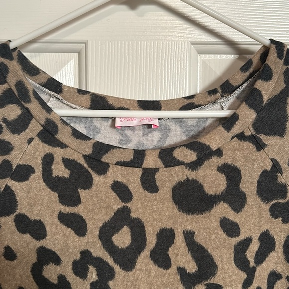 Pink Lily Leopard long sleeve - Picture 3 of 3